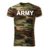 DRAGOWA krátke tričko army, maskáčová 160g/m2 - XXL