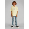 Detské bavlnené tričko Calvin Klein Jeans IB0IB02452.PPYA žltá 152