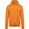 KARIBAN VINTAGE K477 / Detská mikina s kapucňou - orange 146-152