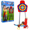 Majlo Toys Detská kuša Kings Sport s 3 šípmi terčom a stojanom