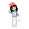 Panenka Lilu ve světle modré mikině s plameňáky od firmy ORANGE TOYS (Lilu in a Light Blue Sweatshirt - 32 cm)