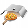 Piec Do Pizzy 48x35x17CM Stal Nierdzewna I Kordieryt 3-Częściowy Zestaw