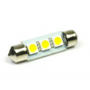 LED AUTO ŽIAROVKA 36MM C5W 3 SMD5050, TEPLÁ BIELA