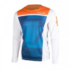 YOKO Motokrosový dres YOKO KISA modro / oranžový M