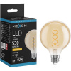 Mexen Vintis LED žiarovka filament špirála E27, G95, 6W, Teplá - 2200K, 530 lm, jantárová - L167-E27-0622-50