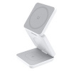 1stCOOL bezdrátová skládací QI nabíječka 3v1, MagSafe, USB-C, bílá TN-WC10 White