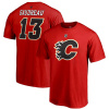Fanatics Pánské tričko Calgary Flames NHL Johnny Gaudreau #13 Stack Alternate Name & Number Veľkosť: XL