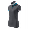 Malfini Premium COLLAR UP 257 Polokošeľa dámska L, Light antracite