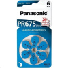 Panasonic baterie do naslouchadel 6ks PR675(PR44)