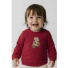 Bavlnené tričko s dlhým rukávom Mayoral 2080.4J.Baby.9BYA červená 86