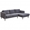 Carryhome ROHOVÁ SEDACIA SÚPRAVA, textil, sivá - Online Only obývacie izby - 002157009303