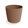 PROSPERPLAST Květináč MILLY ROUND 19,6 cm, antracit