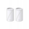 TP-Link Deco BE65(2-pack) BE9300 Třípásmový systém Mesh WiFi 7 pro celou domácnost, 4x 2.5GLAN, USB, 2,4/5/6GHz, HomeShi (Deco BE65(2-pack))