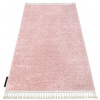 Eoshop Koberec BERBER 9000, růžový - střapce, Maroko Shaggy (Velikost: 240x330 cm)