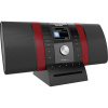 TechniSat MULTYRADIO 4.0 SE, Schwarz/Rot 0002/3983 internetové stolný rádio, DAB+, FM, čierna, červená; 0002/3983