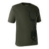 DEERHUNTER T-shirt with Deer | poľovnícke tričko Veľkosť: XL