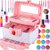Viacfarebná súprava na líčenie pre dievčatá v kufríku