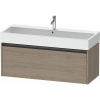 DURAVIT Ketho 2 závesná skrinka pod umývadlo, 1 zásuvka, 1184 x 460 x 440 mm, dub Terra, K25079035350000