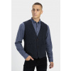 VESTA CAMEL ACTIVE JERSEY VEST NIGHT BLUE CHECK