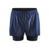 Craft ADV Essence 2v1 Shorts šortky pánské Barva: Modrá, Velikost: XL