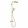 Hansgrohe Raindance Select S Sprchový set Showerpipe s termostatom, 3 prúdy, leštený vzhľad zlata 27633990-HG