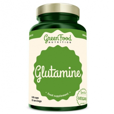 GreenFood Nutrition Glutamín 120 kapsúl