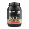 Proteínová výživa izolát bielkovín - WPI Optimum Nutrition prášok 930 g jahodová príchuť