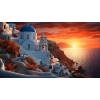 Obraz – Santorini Príroda– AiArt 16:9