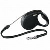 Flexi Vodítko Classic New lanko M černé 5m