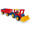 Traktor - Giant Traktor s lyžicou a prívesom Wader 66300 (Traktor - Giant Traktor s lyžicou a prívesom Wader 66300)