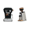 Ascaso Dream PID, Dark Black + Eureka Mignon Single Dose PRO, White & Oak