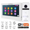 SET Videotelefon VERIA 3001-W (Wi-Fi) bílý + vstupní stanice VERIA 301 S-3001-W-301