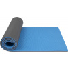 Fitness karimatka dvouvrstvá YATE 10 černá/modrá