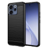 Techsuit - Carbon Silicone puzdro pre Oppo Reno15 F / Reno15 FS 5G - čierne