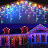 Vianočné vonkajšie svietielka, 1000LED, 54m, cencúle, FLASH, MULTICOLOR