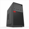 BAZAR - 1stCOOL skříň STEP 5, micro tower, AU, USB 3.0, USB-C, bez zdroje, černá, poškozený obal.