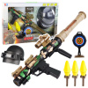 LEAN TOYS Vojenská súprava: Bazooka RPG, prilba na pílu, penové náboje
