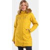 Dámský zimní kabát KILPI Peru žlutý Velikost: 36