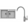 Set Alveus (dřez Rock 90 Beton 81 + baterie Tonia Beton 81) SETA528