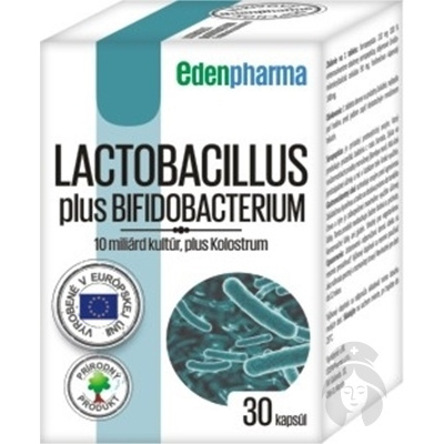 EDENPHARMA LACTOBACILLUS plus bifidobacterium 30 kapsúl