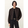 AllSaints bunda bomber dámska semišová ORTEN W041LD hnedá 42