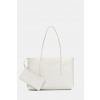 Calvin Klein kabelka typu tote dámska z imitácie kože LV04F3266G biela ONE SIZE