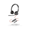 Náhlavná súprava Poly Blackwire 3320 MS USB-C/A 8X220AA