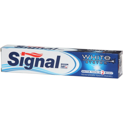 Signal zubná pasta - White system 75 ml kartón - 24 ks