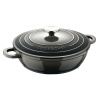 Bergner Kastrol s keramickým povrchem a poklicí EXCALIBUR 24 cm šedá BG-36103-GY
