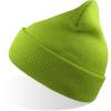 Atlantis Headwear Čepice Wind-S, pletená COT33022004299-lime green UNI Zelená lime