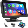 APHQUA Prenosné bezdrôtové autorádio Apple CarPlay a Android