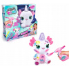 Plyšová hračka na maľovanie Canal Toys Axolotl jednorožec so svietiacim rohom