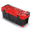 Kistenberg TITAN PLUS Plastový kufor na náradie, 752x300x304mm, červený KTIPA7530-4C