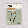 MIX MEDIA BLOK - CLAIREFONTAINE - PAINT'ON - 250 GSM - GREY GREEN - 30 LISTOV | A3